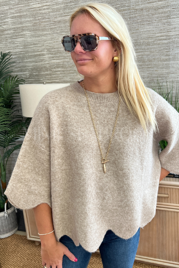 Keily sweater, taupe