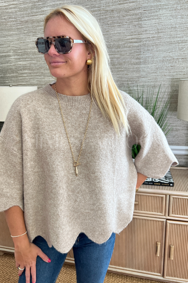 Keily sweater, taupe