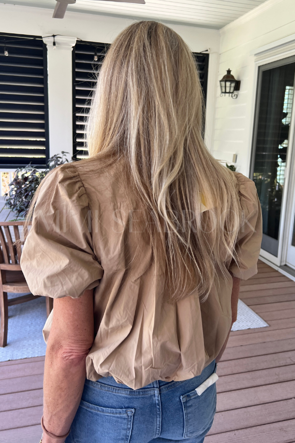 Keira top, latte