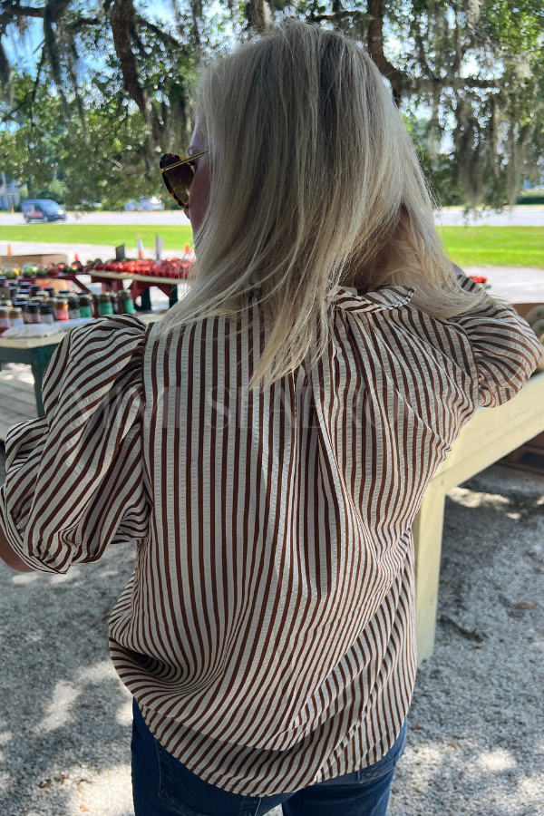 Kelsay top, brown