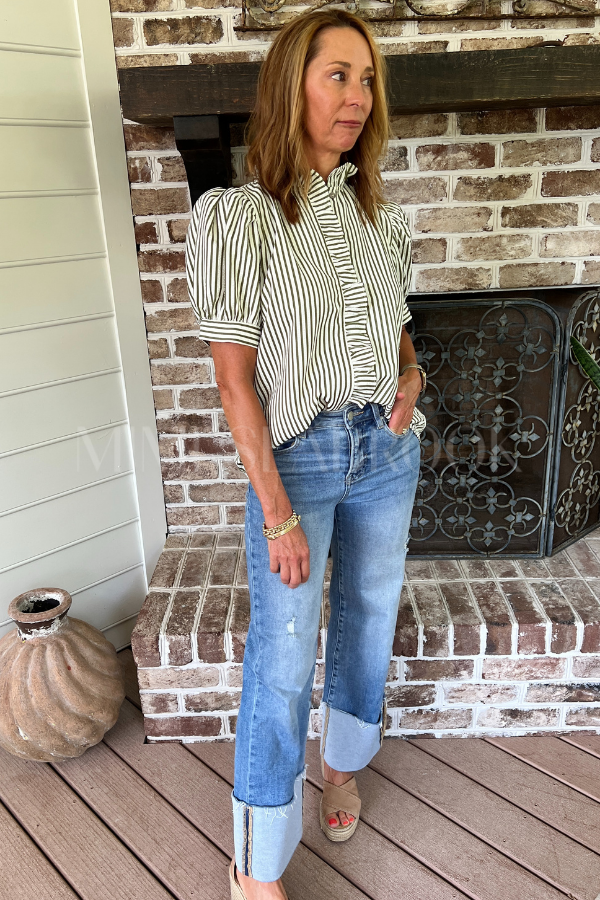 Kelsay top, olive
