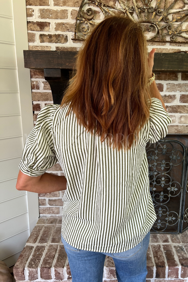 Kelsay top, olive