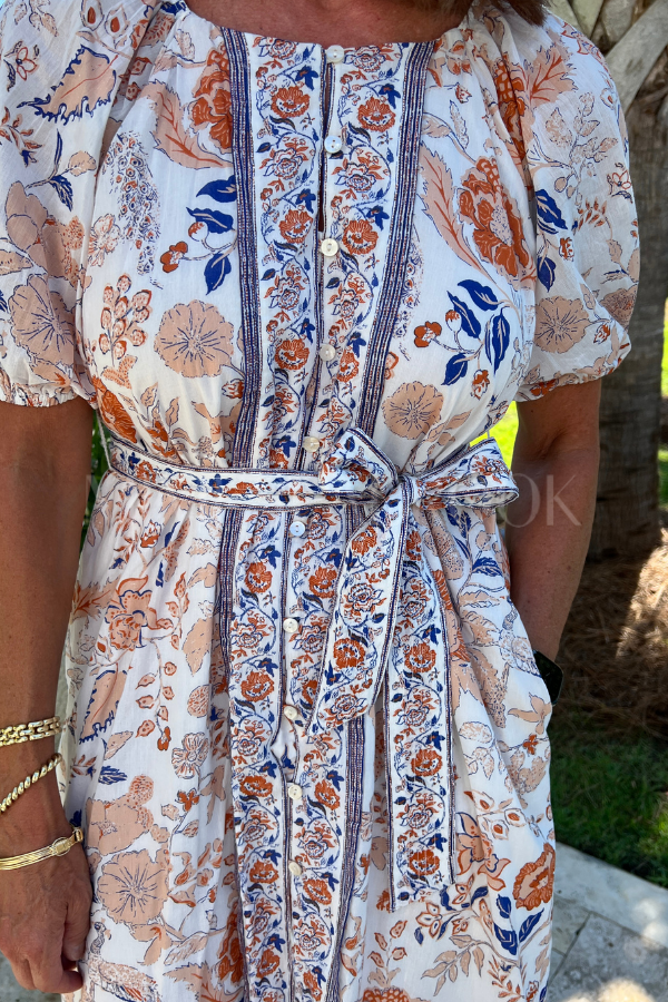 Kelsey Ankle Dress, Bellavista Print by Cleobella