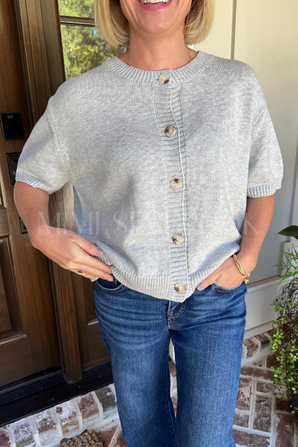 Kensley sweater, heather grey