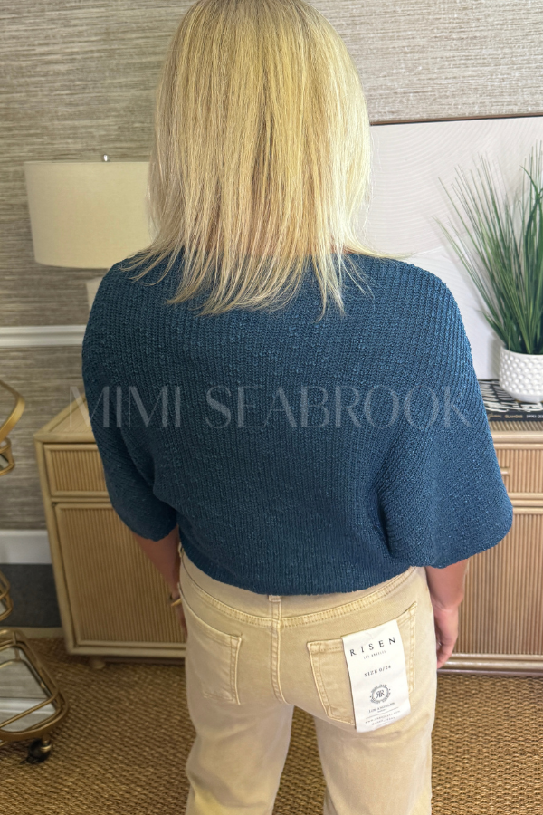 Khalia sweater, teal
