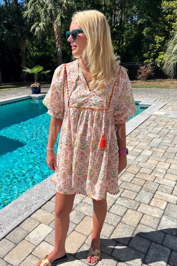 Kitowitz dress, orange