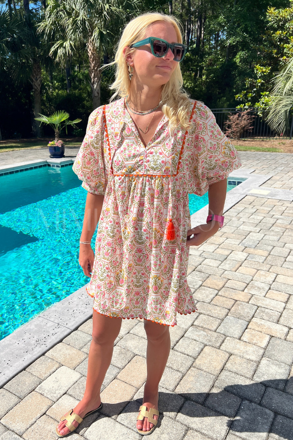 Kitowitz dress, orange