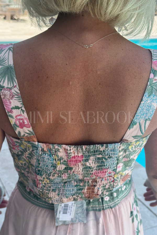 Kitts top, pink print