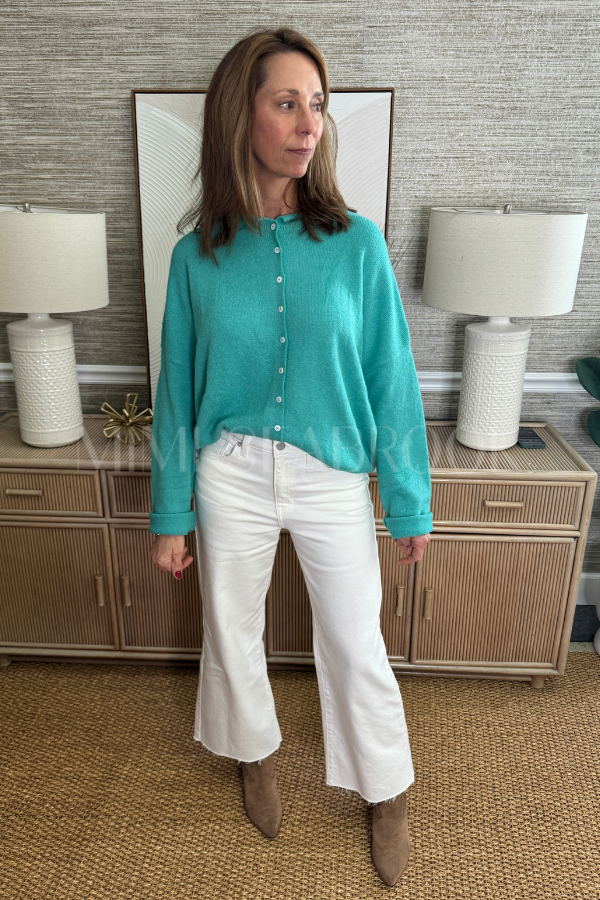 Krissee sweater, turquoise