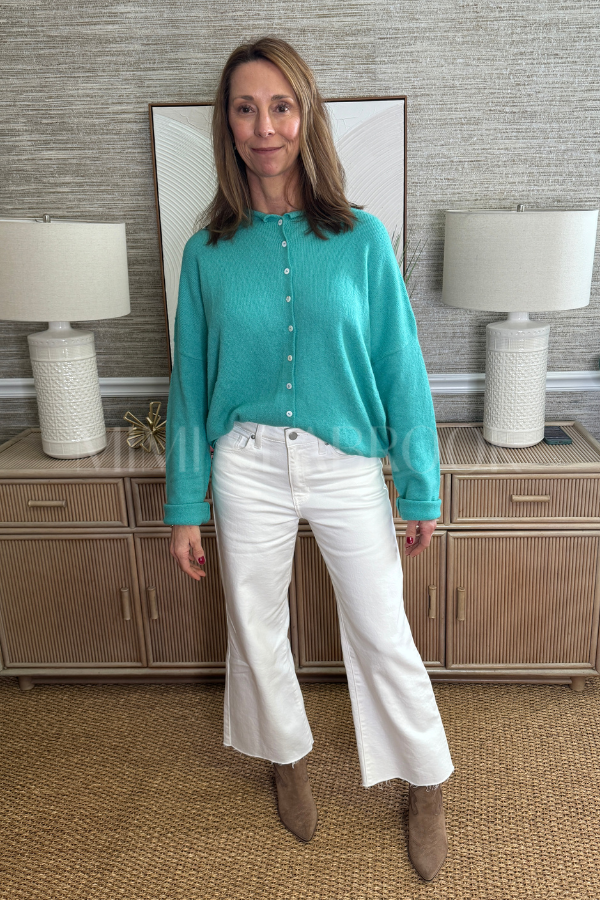 Krissee sweater, turquoise