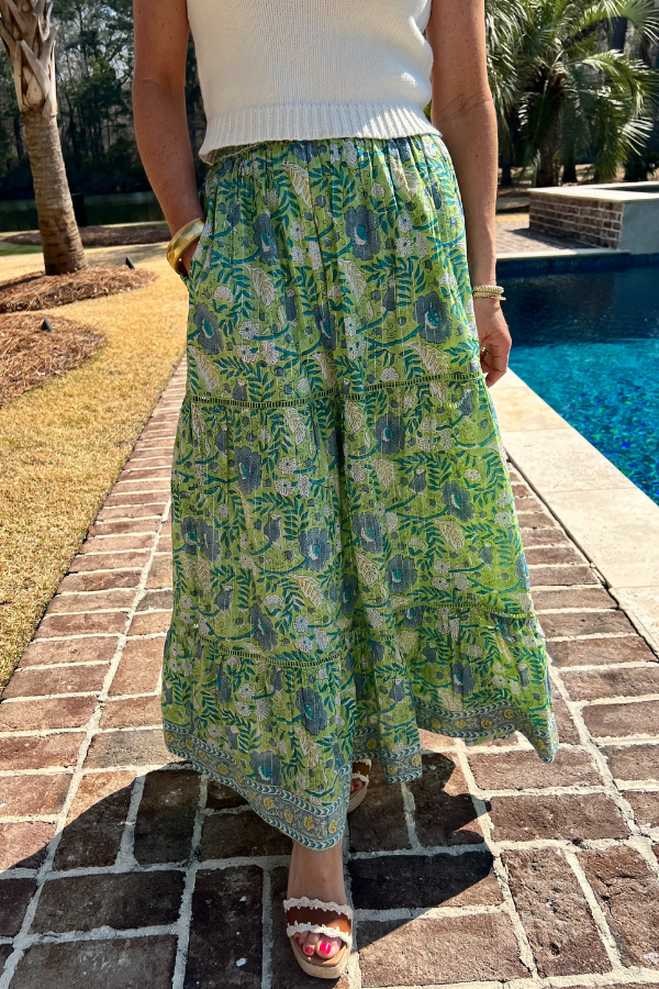 Lana Skirt by Clara the Label, Sweetgrass