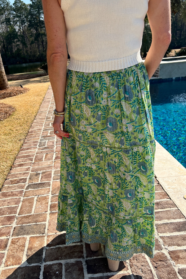 Lana Skirt by Clara the Label, Sweetgrass