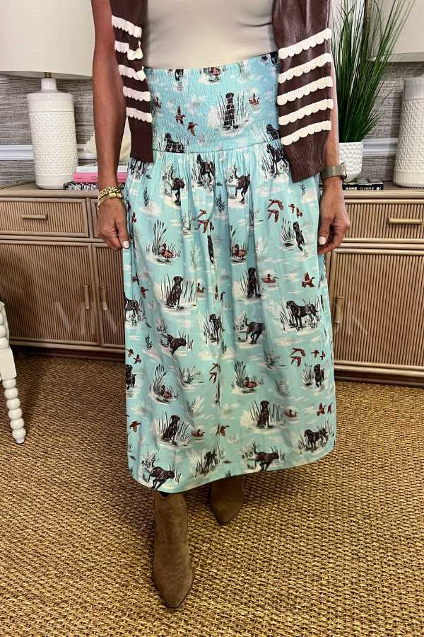 Laney Skirt, dog print