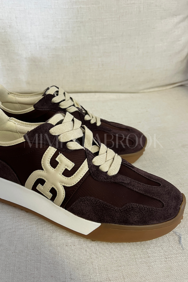 Langley sneakers, cafe noir by Sam Edelmam