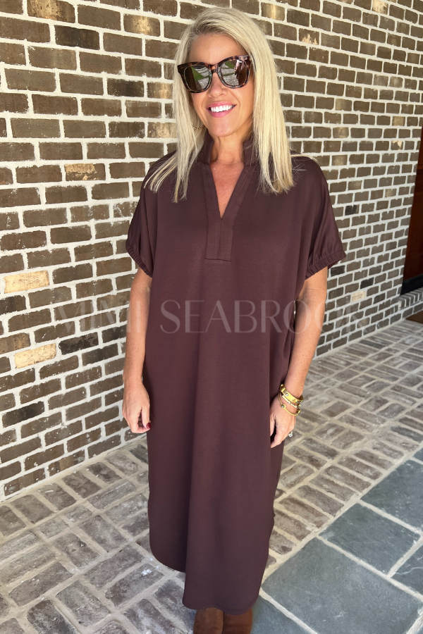 Lara dress, espresso