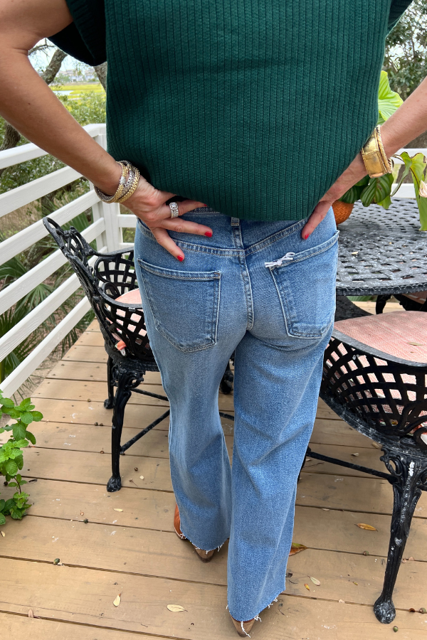 Laurel Jeans, medium denim