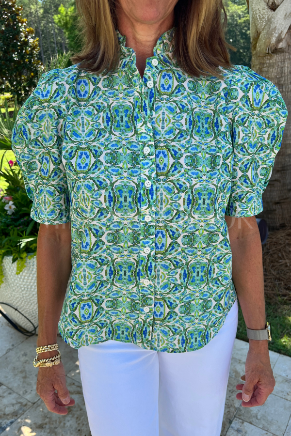 Laylanna top, green