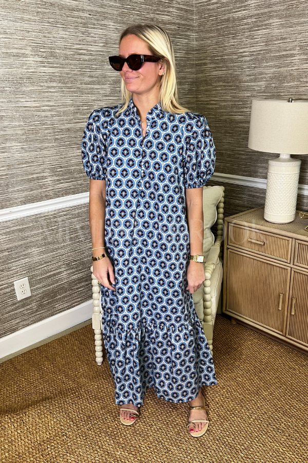 Leigh Anne dress, blue