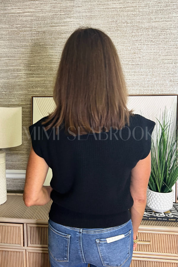 Leslie sweater, black