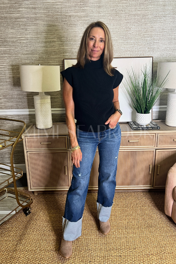 Leslie sweater, black