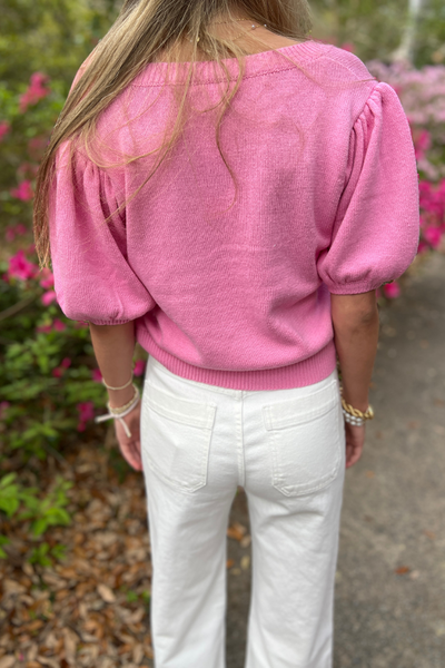 Lindsey sweater, pink