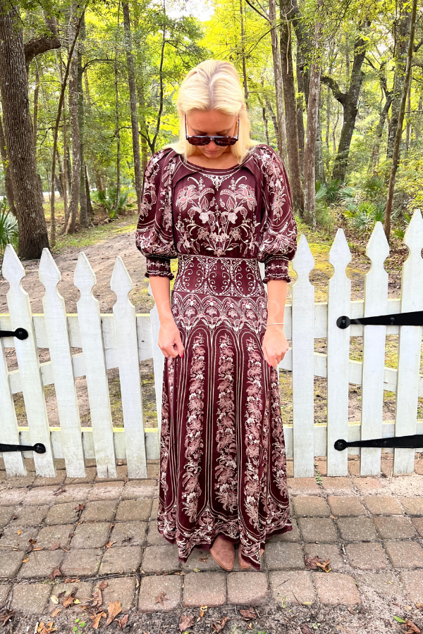 Liz Maxi Dress by Farm Rio