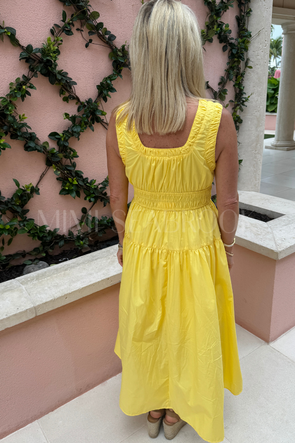 Locklin dress, lemon