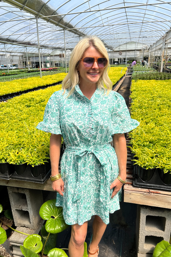 Loftus dress, green