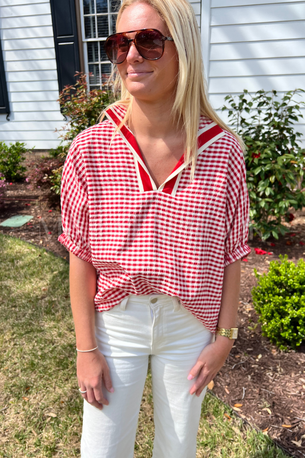 Loma top, red