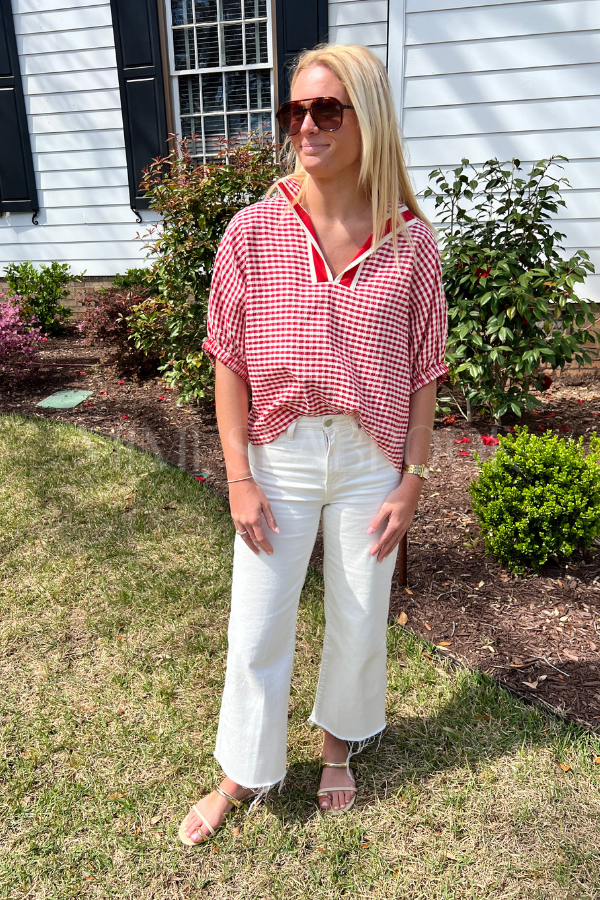 Loma top, red