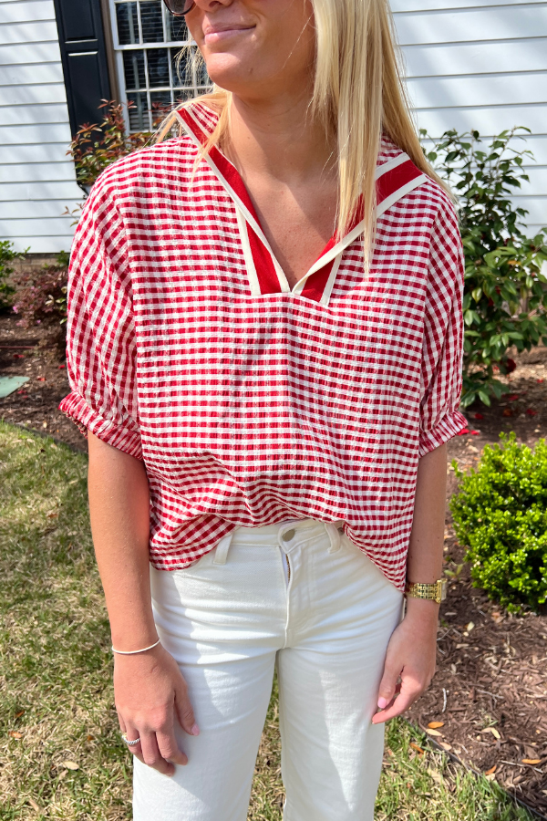 Loma top, red