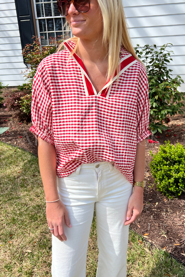 Loma top, red