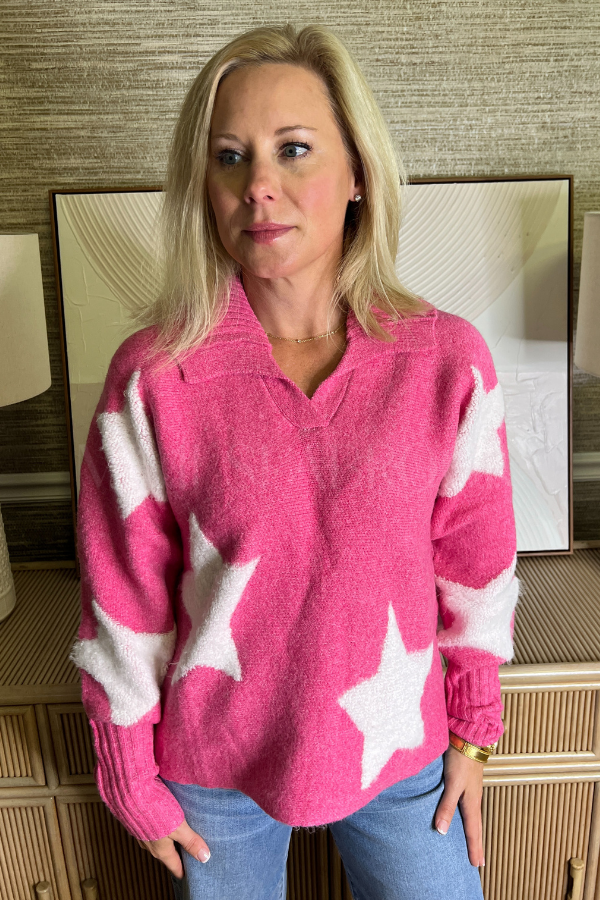 Louisa sweater, pink