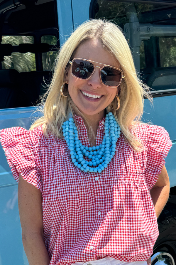 Lovell necklace, blue