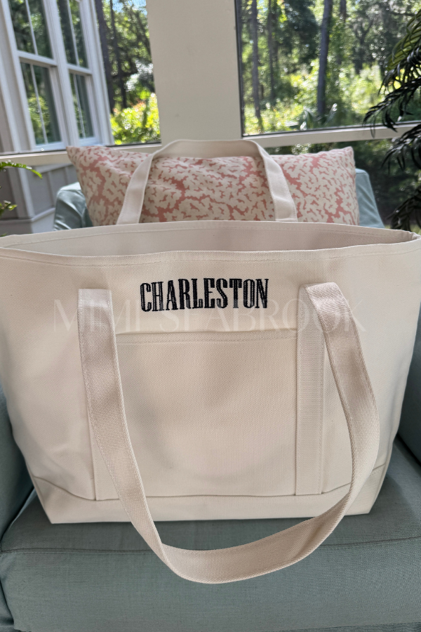 Lowcountry Tote Bag by Mimi Seabrook, Charleston (pre-order)