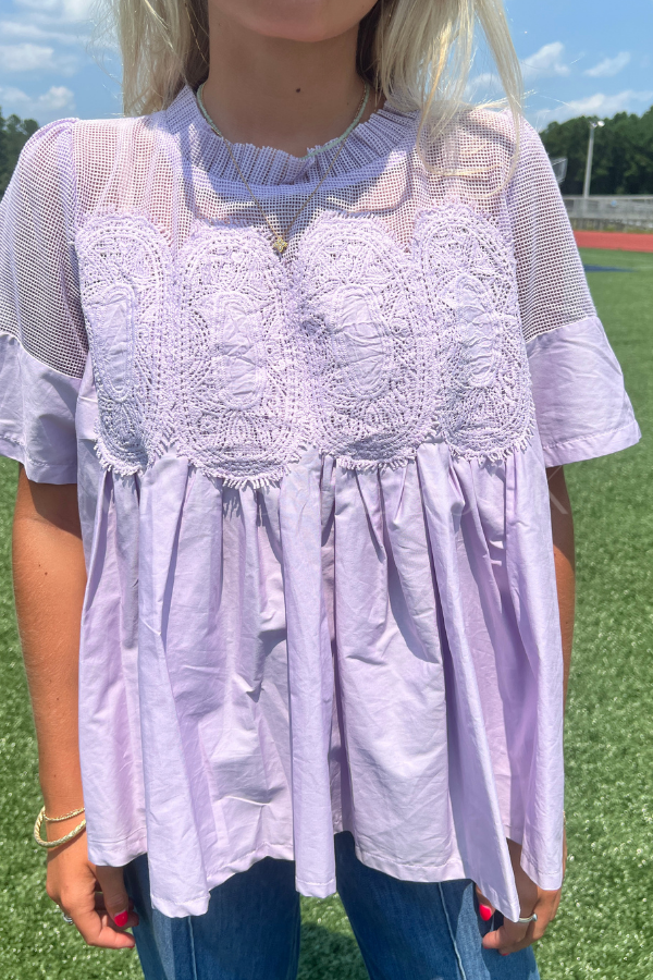 Lucas top, lavender