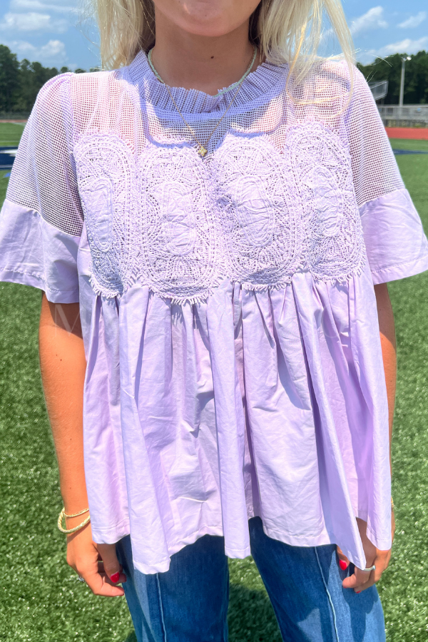 Lucas top, lavender