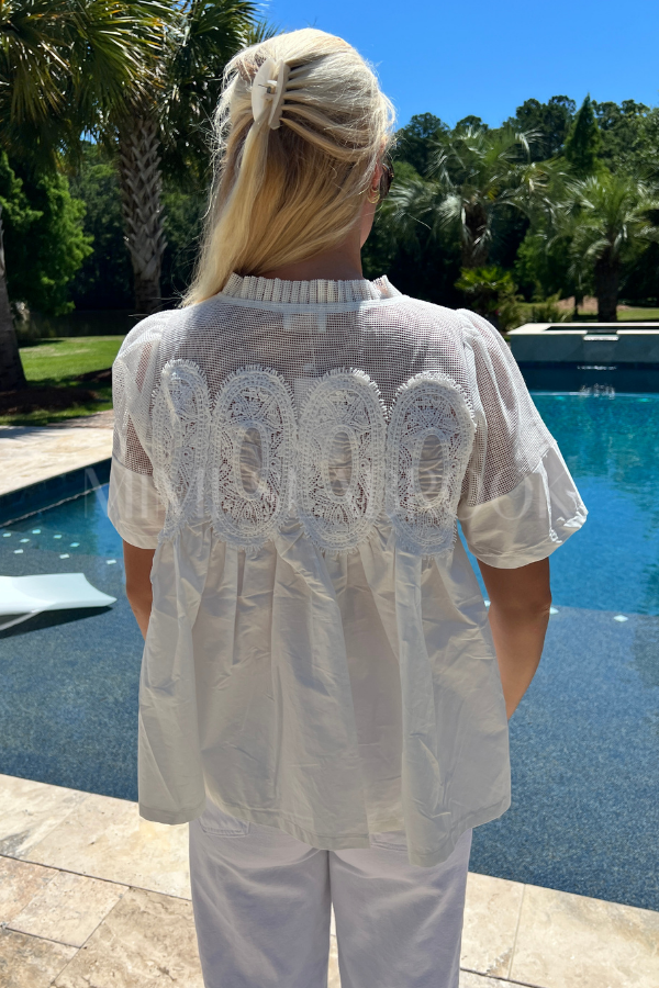 Lucas top, white