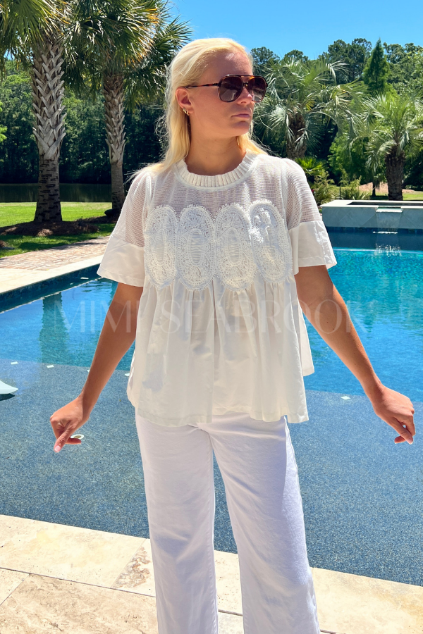 Lucas top, white