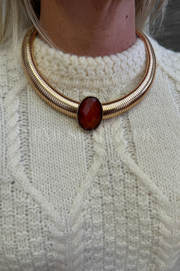 Lucinda necklace, tortoise