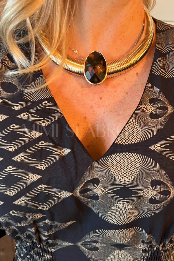 Lucinda necklace, tortoise