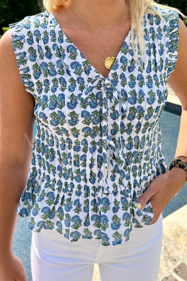 Lucine top, white