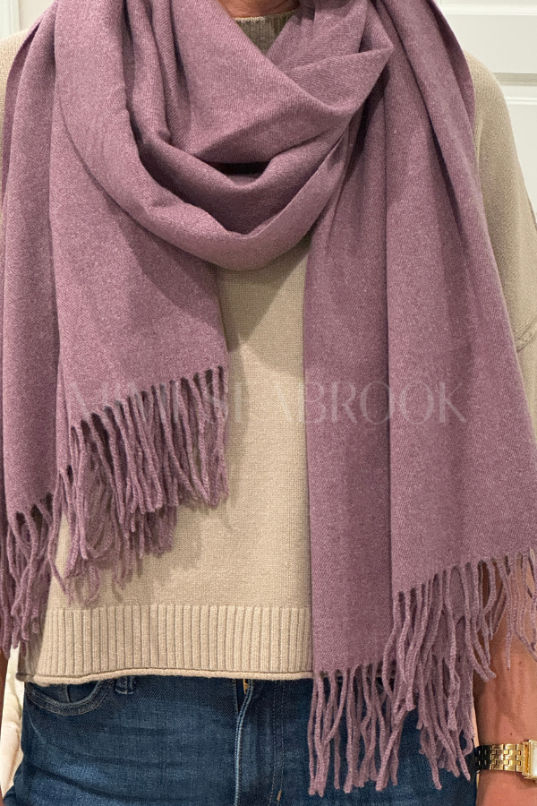 Lumi scarf, heather purple