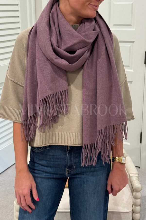 Lumi scarf, heather purple