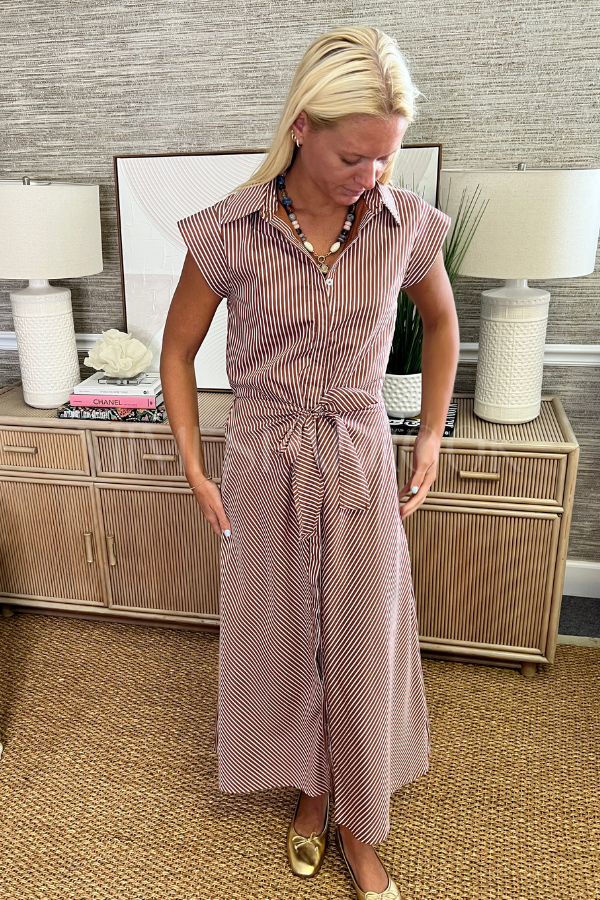 Maison dress, brown