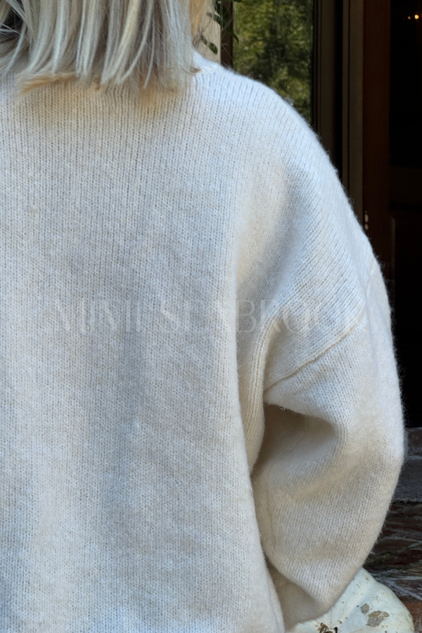 Mallard sweater, cream
