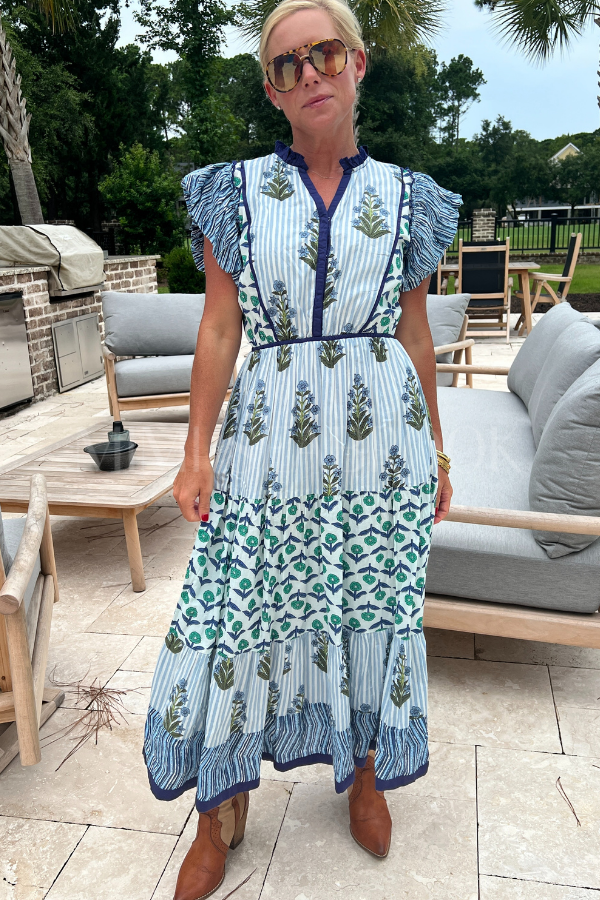 Marcie dress, blue
