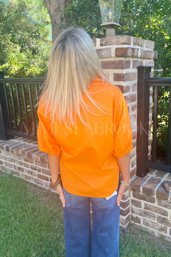 Margo top, orange