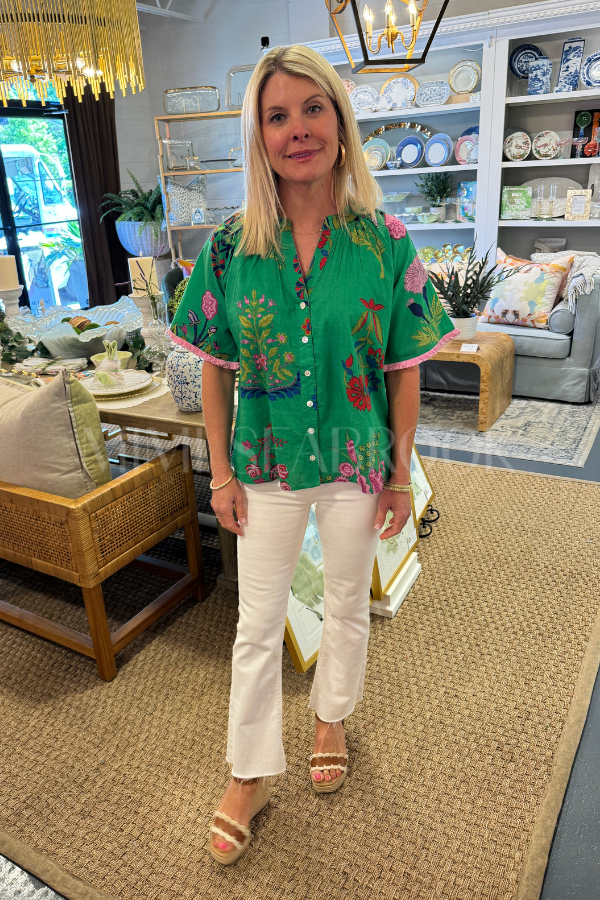 Mariah top, green