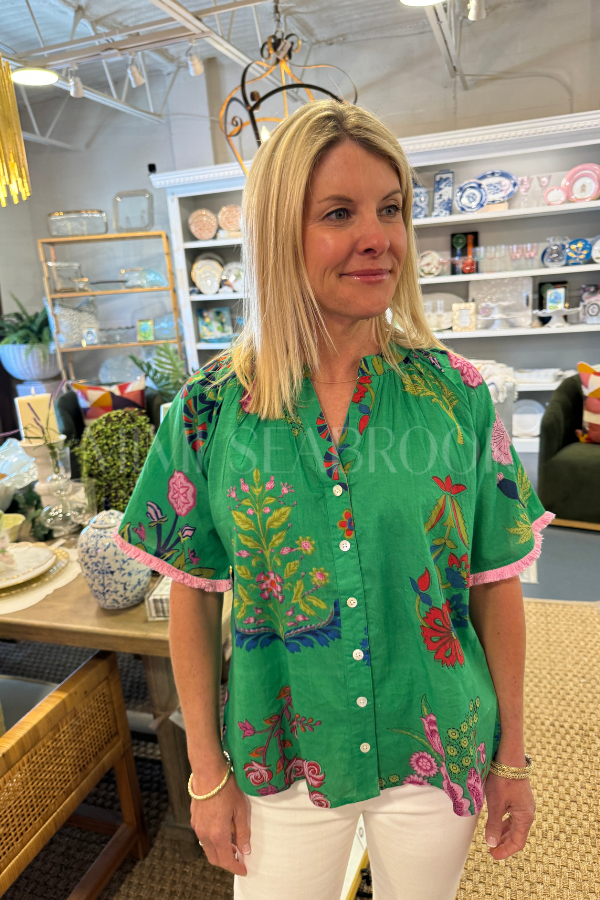 Mariah top, green